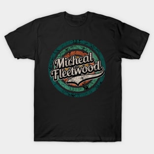 Micheal Fleetwood // Retro Circle Crack Vintage T-Shirt